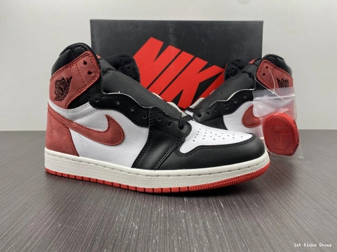 1st Kicks Shoes 555088-112 1 'Track Jordan OG Red' Retro Air High 0810